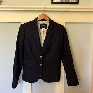 J. Crew Navy Schoolboy Blazer